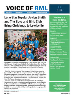 RML Voice, monthly corporate newsletter of RML Automotive