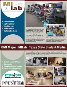Digital Media Innovation and Student Media Display Case Poster