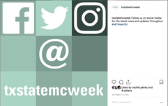 Mass Comm Week Social Media Handles Instagram Post
