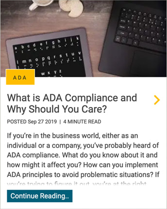 What is ADA Compliance